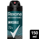 Desodorante Rexona Invisible Varon